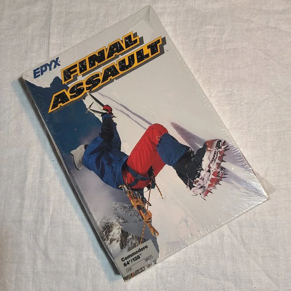 New, sealed, Commodore 64 EPYX Final Assault game
